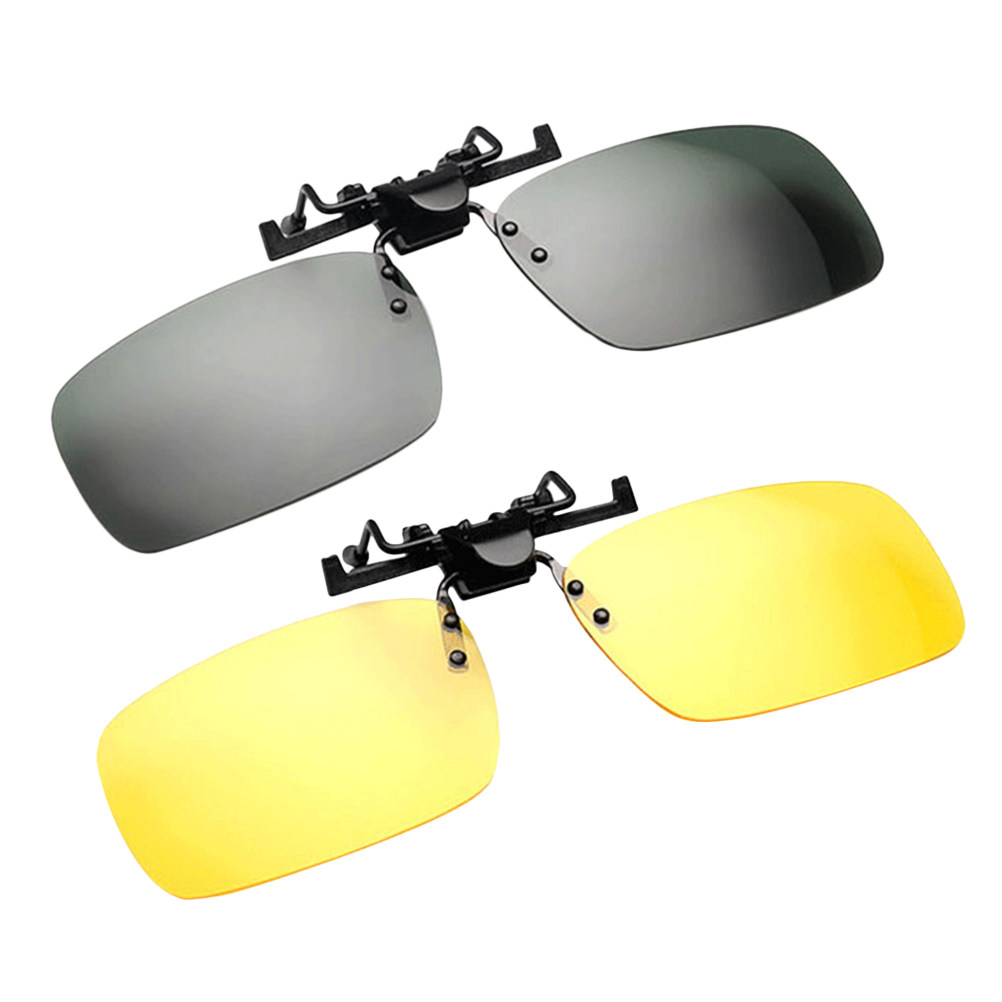 2Pcs Night Clip Compatible Pol - Fishing Sunglasses Polarized 评论和价格