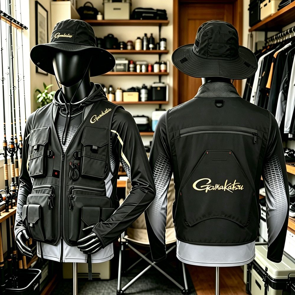 Gamakatsu Men Multi-Pocket Fis - Fishing Vest 评论和价格