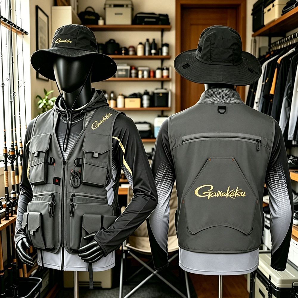 Gamakatsu Men Multi-Pocket Fis - Fishing Vest 评论和价格