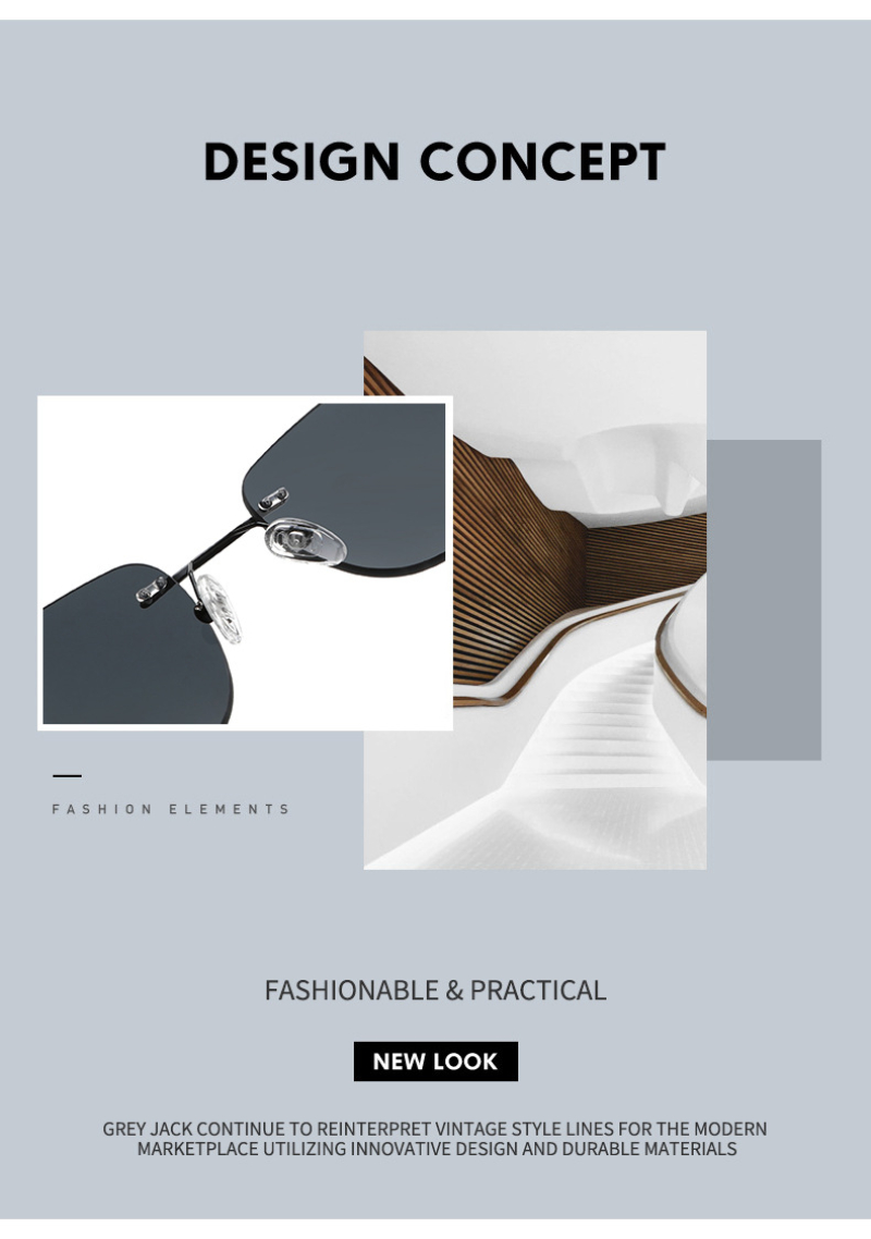 BEMORE Rimless Prescription Su - Fishing Sunglasses Polarized 评论和价格