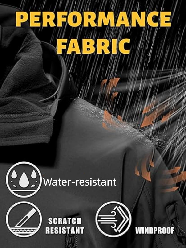 Tactical Fleece SoftShell Jack - Fishing Jacket Waterproof 评论和价格