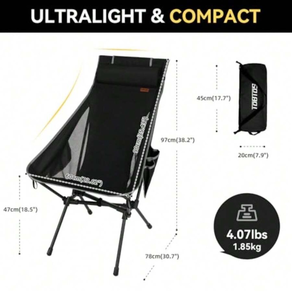 Ultralight Folding Camping Cha - Fishing Backpack 评论和价格