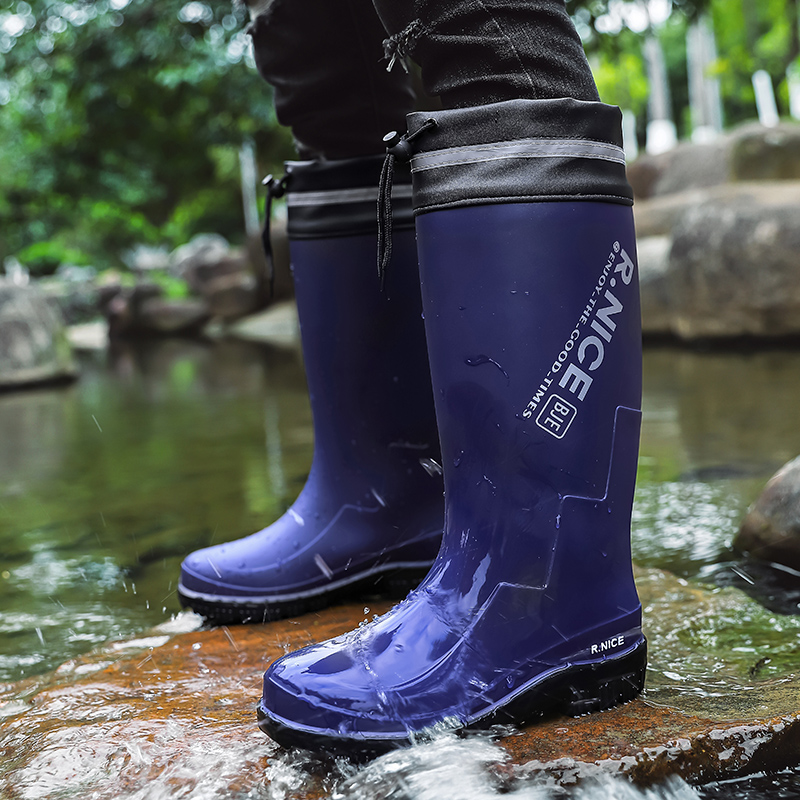 Men's Fashionable Outdoor Rain - Fishing Boots 评论和价格